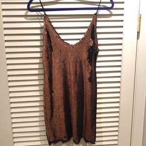 NWT! Free People sequence mini dress